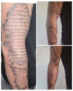 Scripted Elegance: Navigating the World of Script Tattoos on Church Street