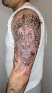 Roaring Lion Tattoo Meaning and 5 Inspiring Design Ideas