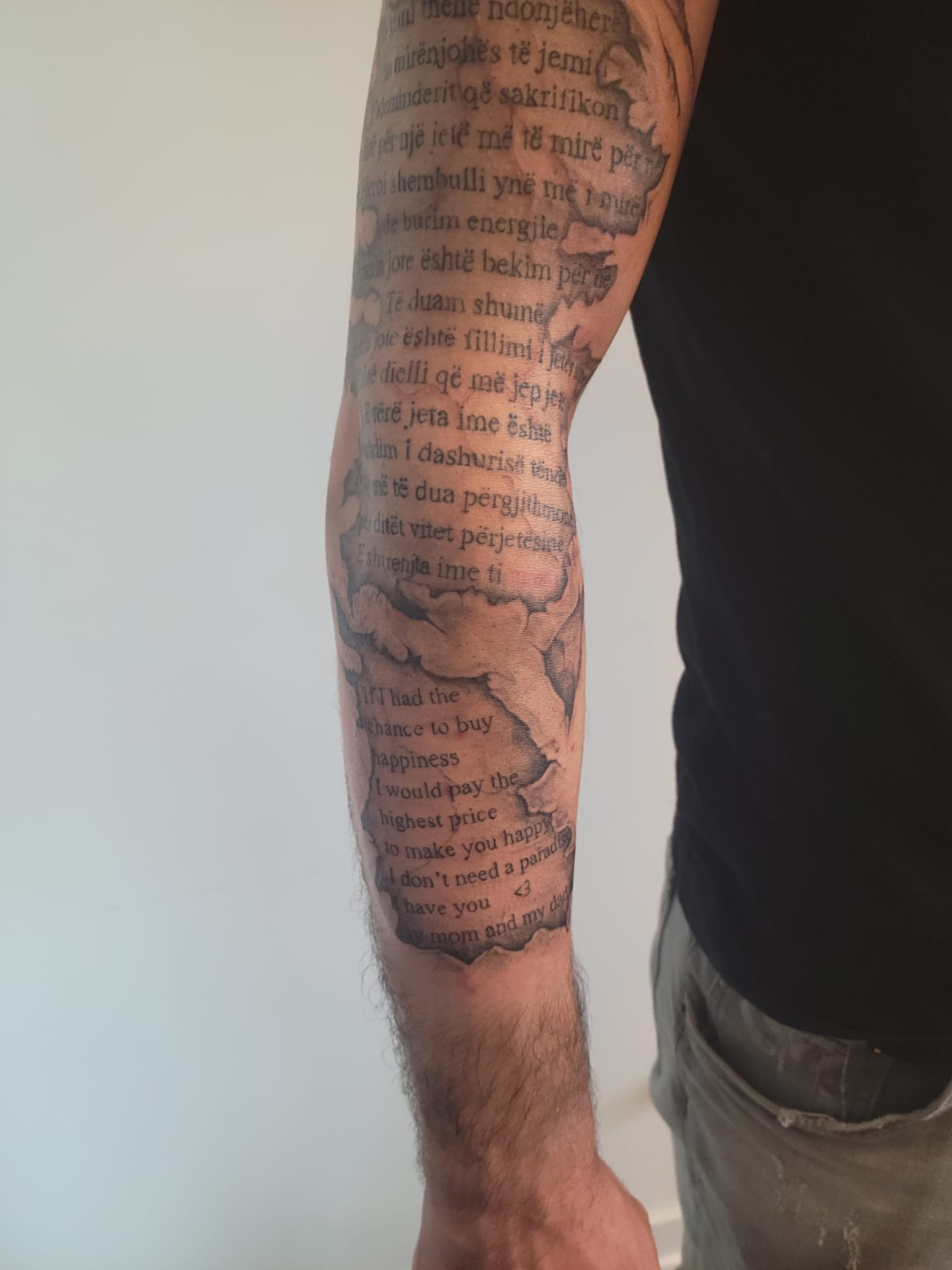 Half & Full Sleeve Tattoo 1 Half1