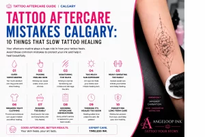 Tattoo Aftercare Mistakes Calgary: 10 Things That Slow Tattoo Healing
